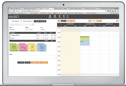 RDV365 logiciel de prise de rendez-vous en ligne